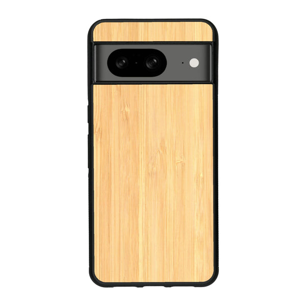 Coque de protection en bois véritable fabriquée en France pour Google Pixel 7A sans gravure avec un design minimaliste et moderne