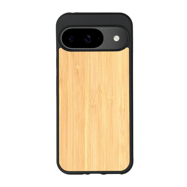 Coque de protection en bois véritable fabriquée en France pour Google Pixel 8A sans gravure avec un design minimaliste et moderne