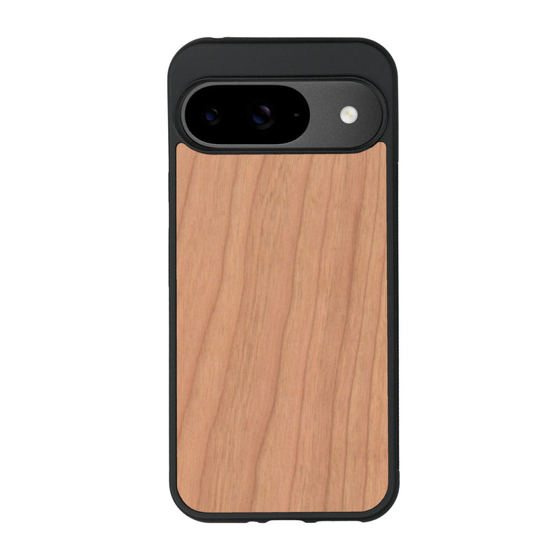 Coque de protection en bois véritable fabriquée en France pour Google Pixel 9 Pro XL sans gravure avec un design minimaliste et moderne