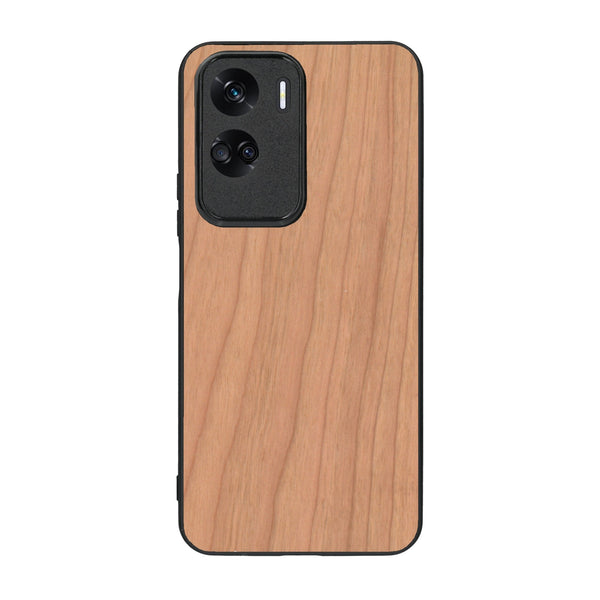 Coque de protection en bois véritable fabriquée en France pour Honor 90 Lite sans gravure avec un design minimaliste et moderne