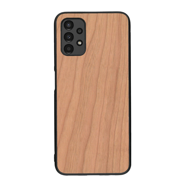 Coque de protection en bois véritable fabriquée en France pour Samsung A13 sans gravure avec un design minimaliste et moderne