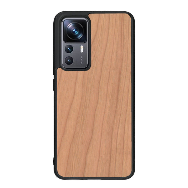 Coque de protection en bois véritable fabriquée en France pour Xiaomi Mi 12T Pro sans gravure avec un design minimaliste et moderne