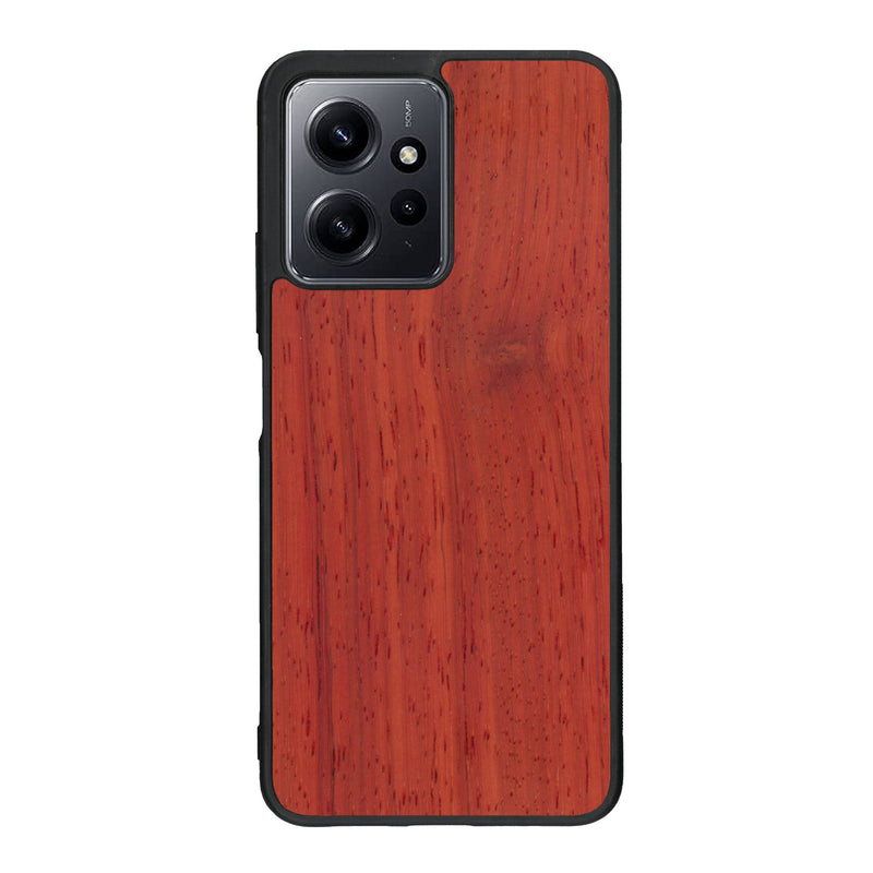 Coque de protection en bois véritable fabriquée en France pour Xiaomi Redmi Note 12 sans gravure avec un design minimaliste et moderne