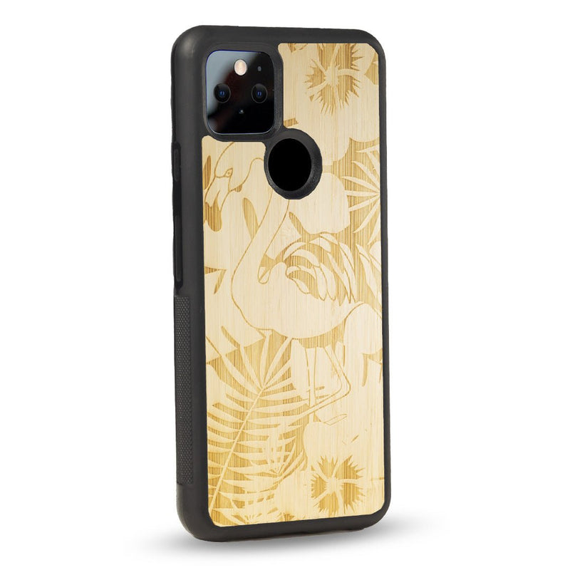 Coque Google - Le Flamand Rose - Coque en bois