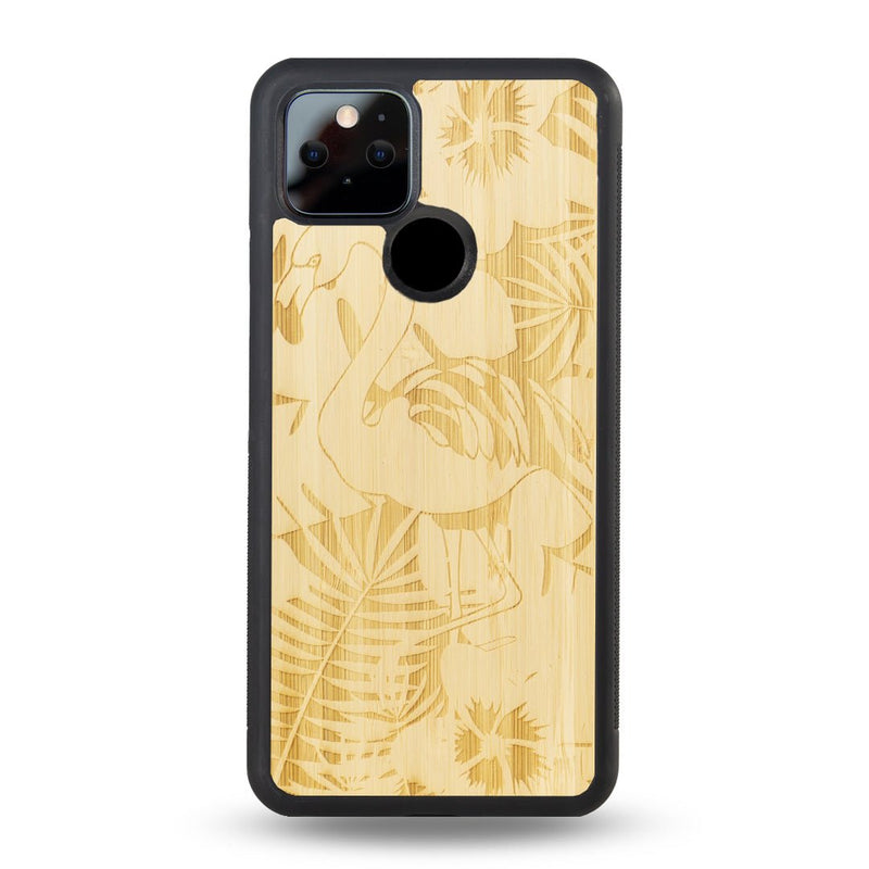 Coque Google - Le Flamand Rose - Coque en bois