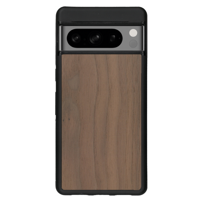 Coque de protection en bois véritable fabriquée en France pour Google Pixel 7pro sans gravure avec un design minimaliste et moderne