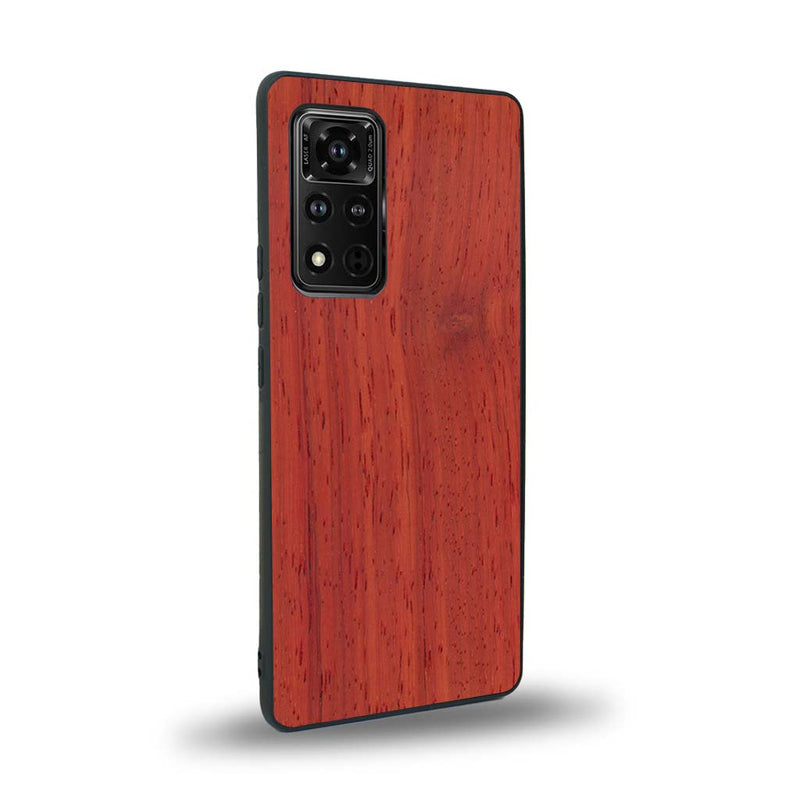 Coque de protection en bois véritable fabriquée en France pour Honor V40 sans gravure avec un design minimaliste et moderne