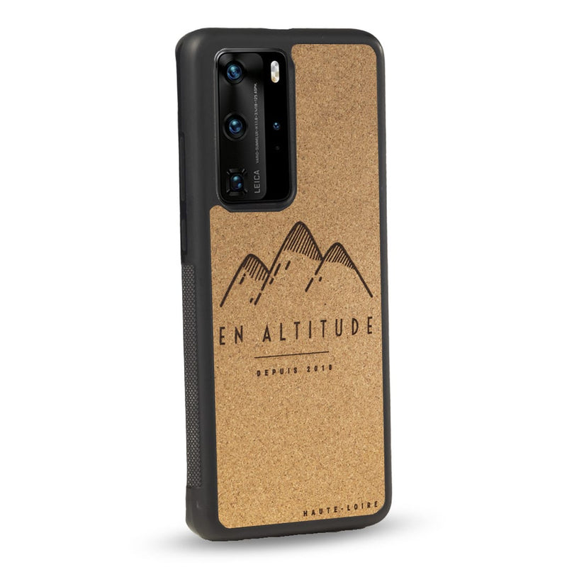 Coque Huawei - En Altitude - Coque en bois