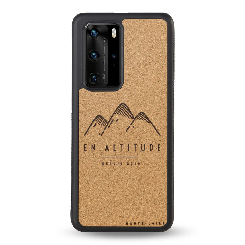 Coque Huawei - En Altitude - Coque en bois