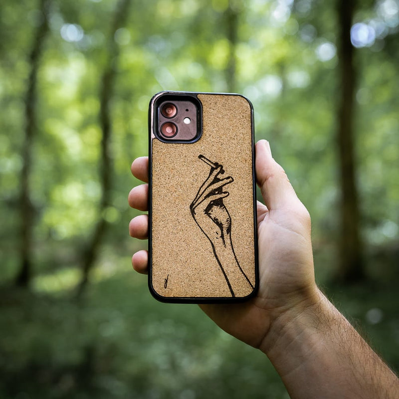 Coque Huawei - La garçonne - Coque en bois