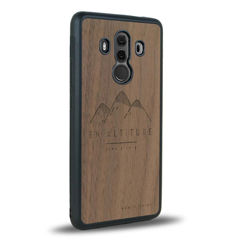 Coque Huawei Mate 10 Pro - En Altitude - Coque en bois