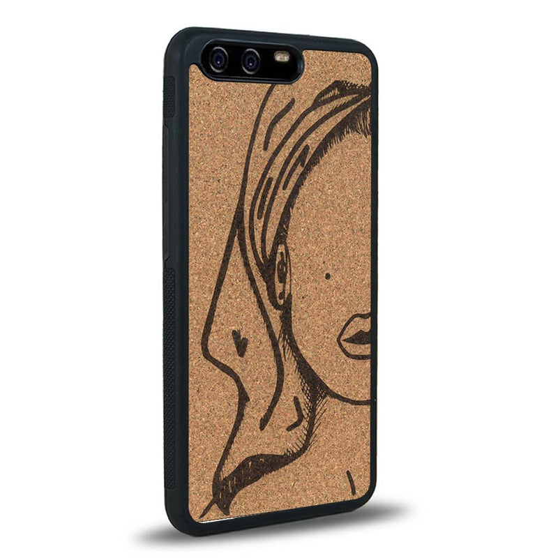 Coque Huawei P10 - Au féminin - Coque en bois