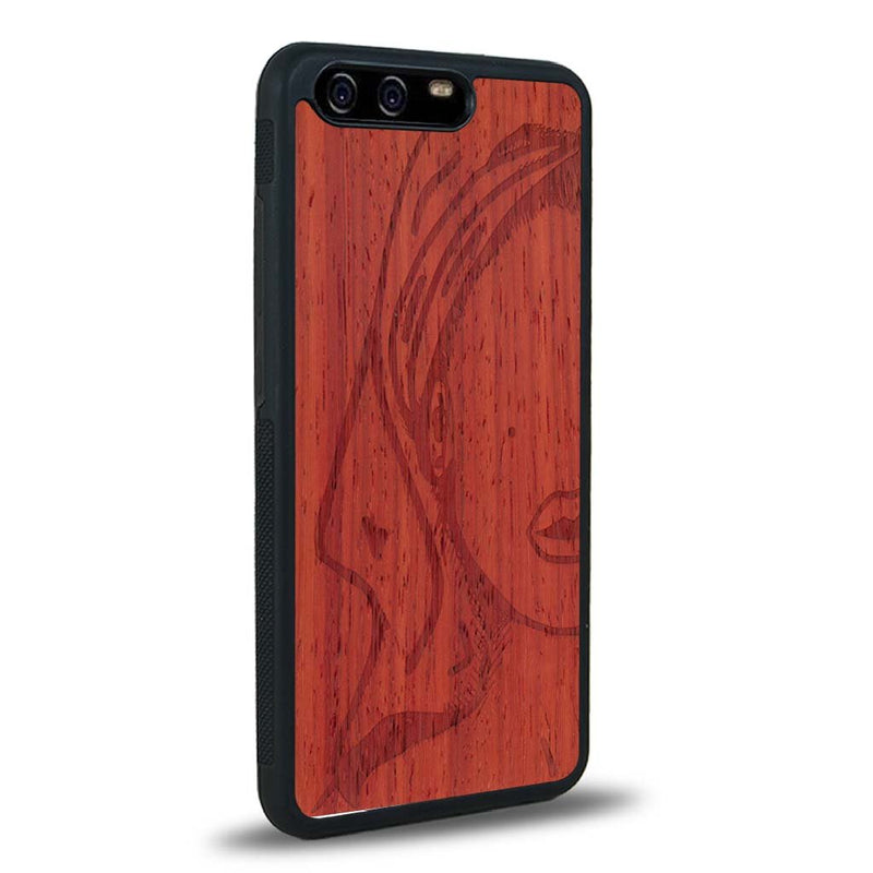 Coque Huawei P10 - Au féminin - Coque en bois