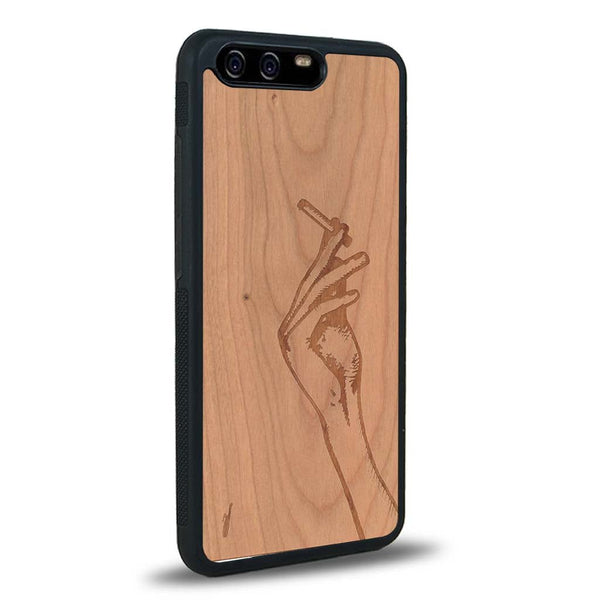 Coque Huawei P10 - La Garçonne - Coque en bois