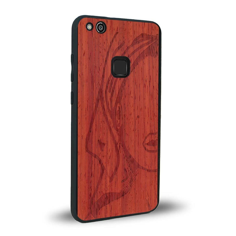 Coque Huawei P10 Lite - Au féminin - Coque en bois