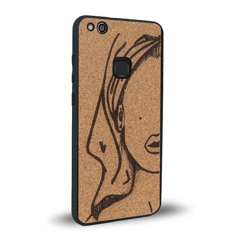 Coque Huawei P10 Lite - Au féminin - Coque en bois