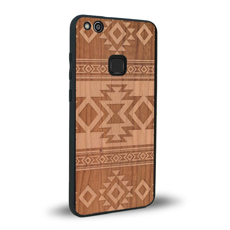 Coque Huawei P10 Lite - L'Aztec - Coque en bois