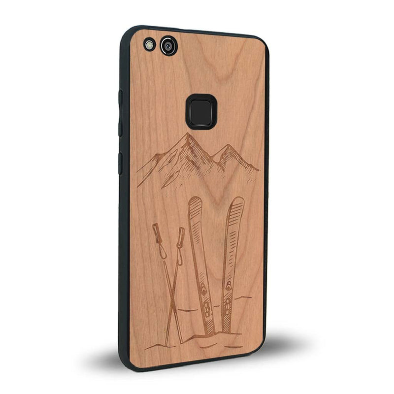 Coque Huawei P10 Lite - Winter Holidays - Coque en bois