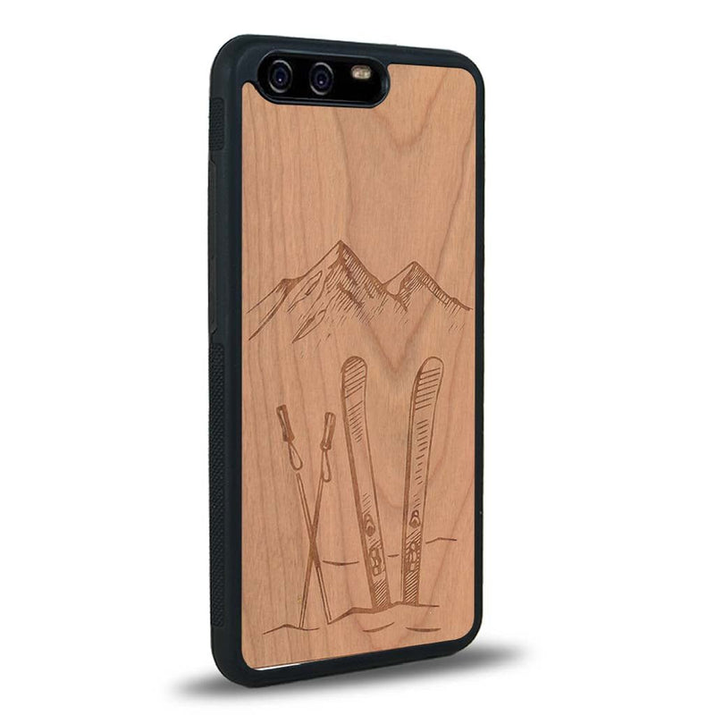 Coque Huawei P10 - Winter Holidays - Coque en bois