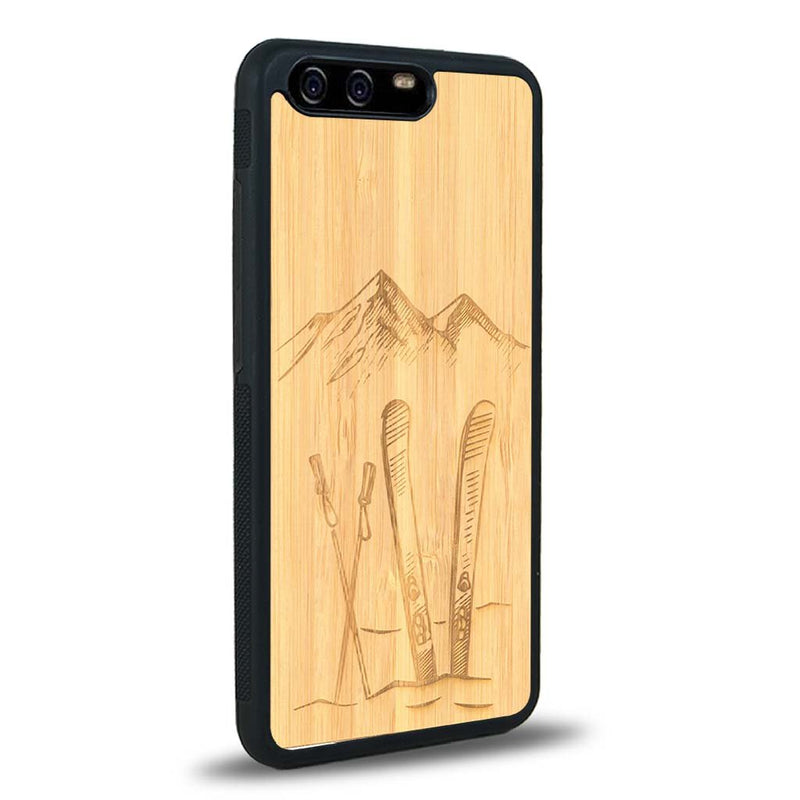 Coque Huawei P10 - Winter Holidays - Coque en bois