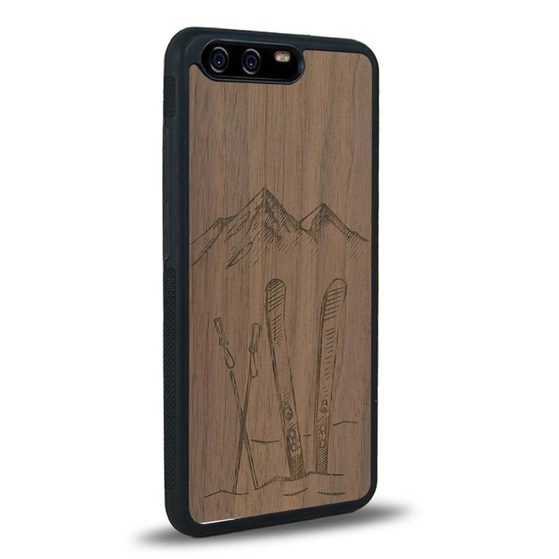 Coque Huawei P10 - Winter Holidays - Coque en bois