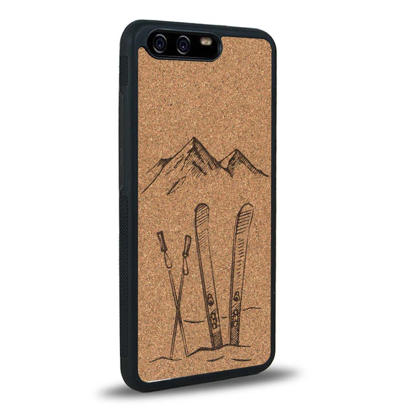 Coque Huawei P10 - Winter Holidays - Coque en bois