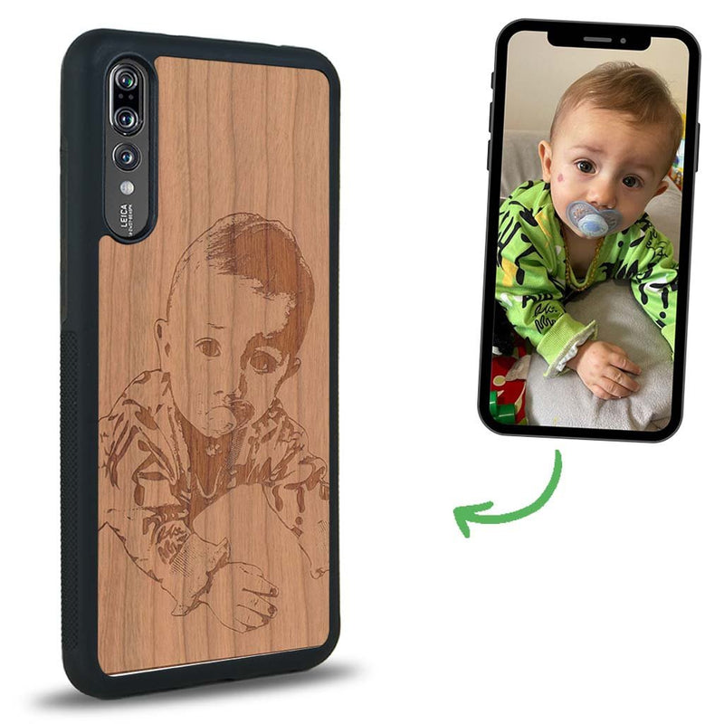 Coque Huawei P20 - La Personnalisable - Coque en bois