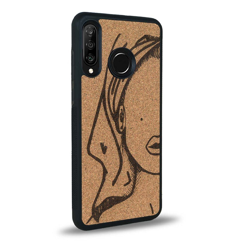 Coque Huawei P30 Lite - Au féminin - Coque en bois