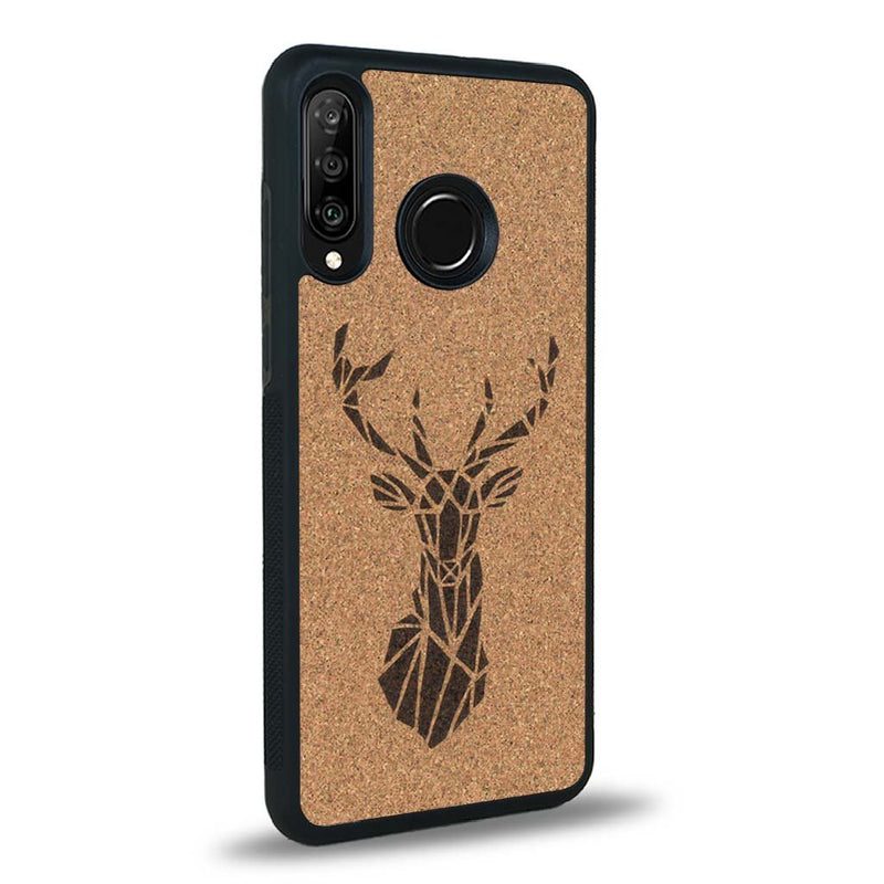 Coque Huawei P30 Lite - Le Cerf - Coque en bois