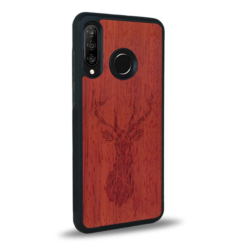 Coque Huawei P30 Lite - Le Cerf - Coque en bois