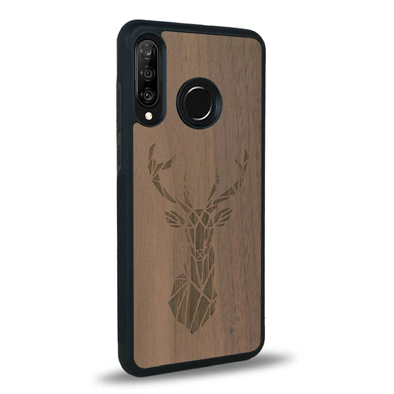 Coque Huawei P30 Lite - Le Cerf - Coque en bois