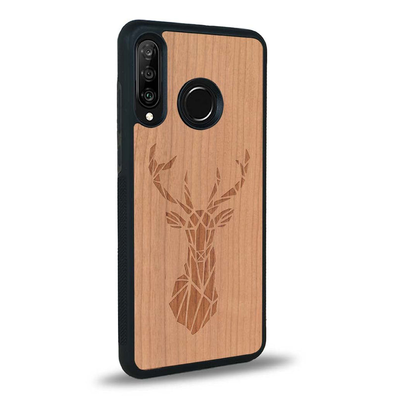 Coque Huawei P30 Lite - Le Cerf - Coque en bois