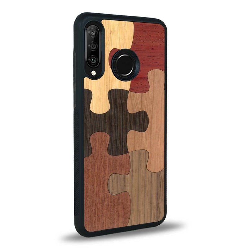 Coque Huawei P30 Lite - Le Puzzle - Coque en bois