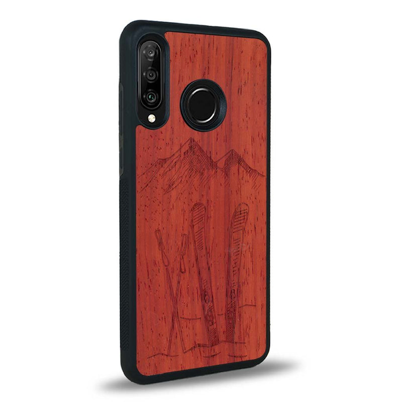 Coque Huawei P30 Lite - Winter Holidays - Coque en bois