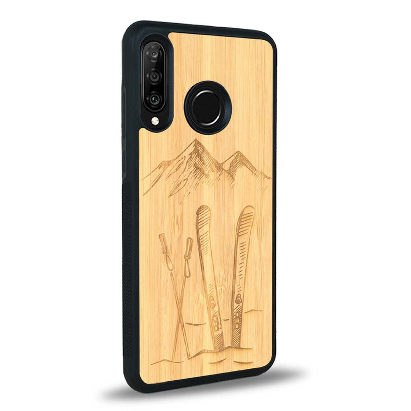 Coque Huawei P30 Lite - Winter Holidays - Coque en bois