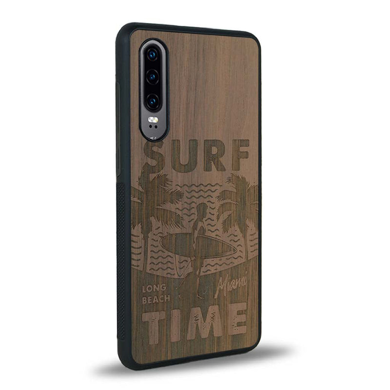 Coque Huawei P30 - Surf Time - Coque en bois