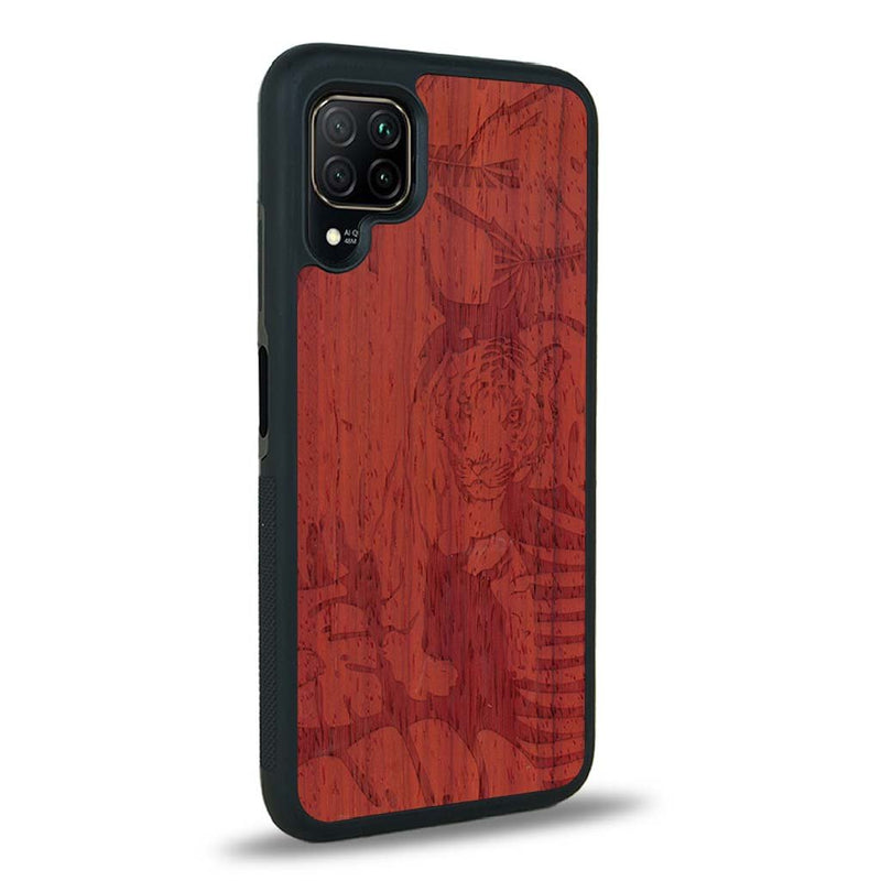 Coque Huawei P40 Lite - Le Tigre - Coque en bois