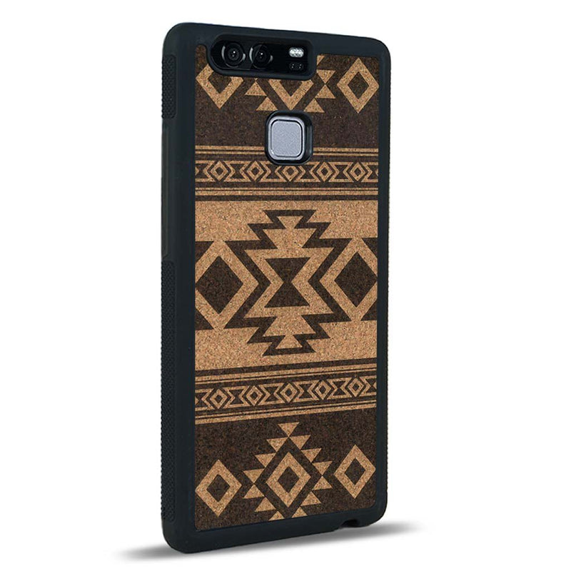 Coque Huawei P9 - L'Aztec - Coque en bois