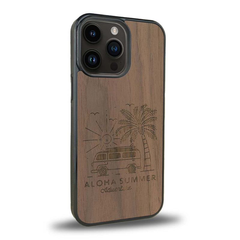 Coque iPhone 11 Pro Max - Aloha Summer - Coque en bois