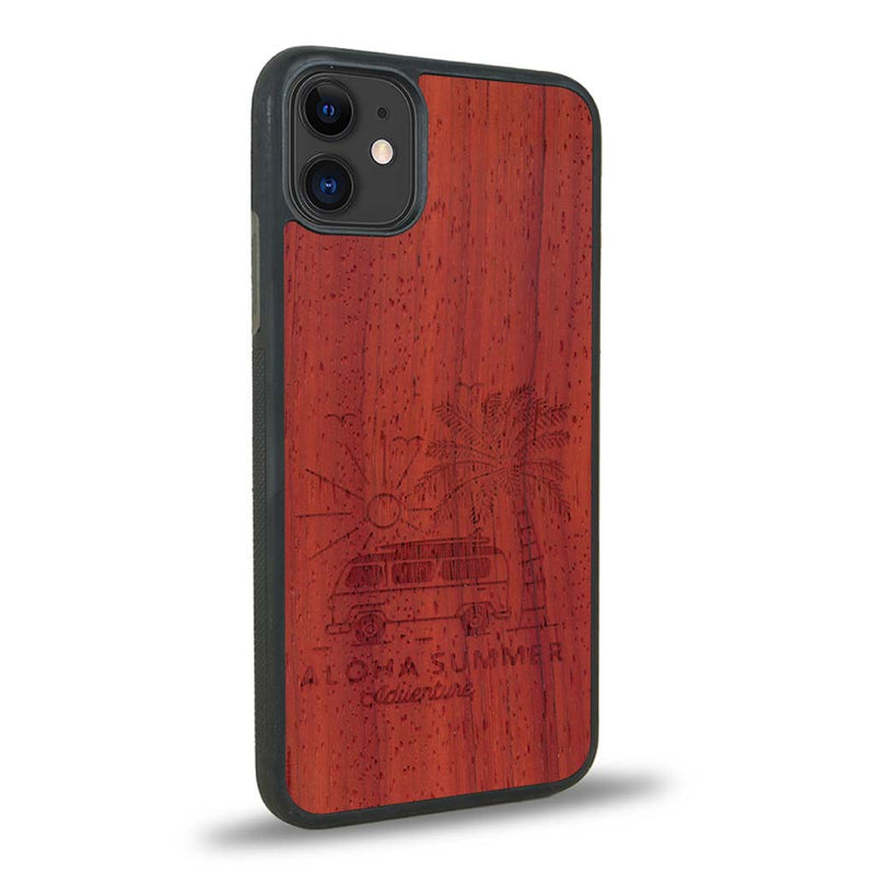 Coque iPhone 12 - Aloha Summer - Coque en bois