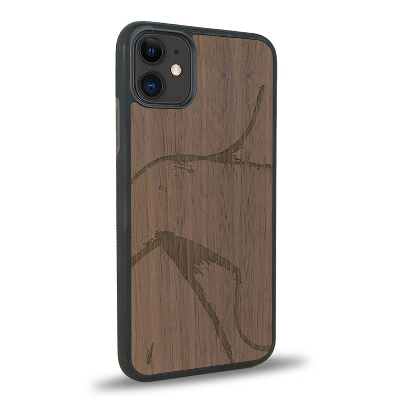 Coque iPhone 12 - La Shoulder - Coque en bois