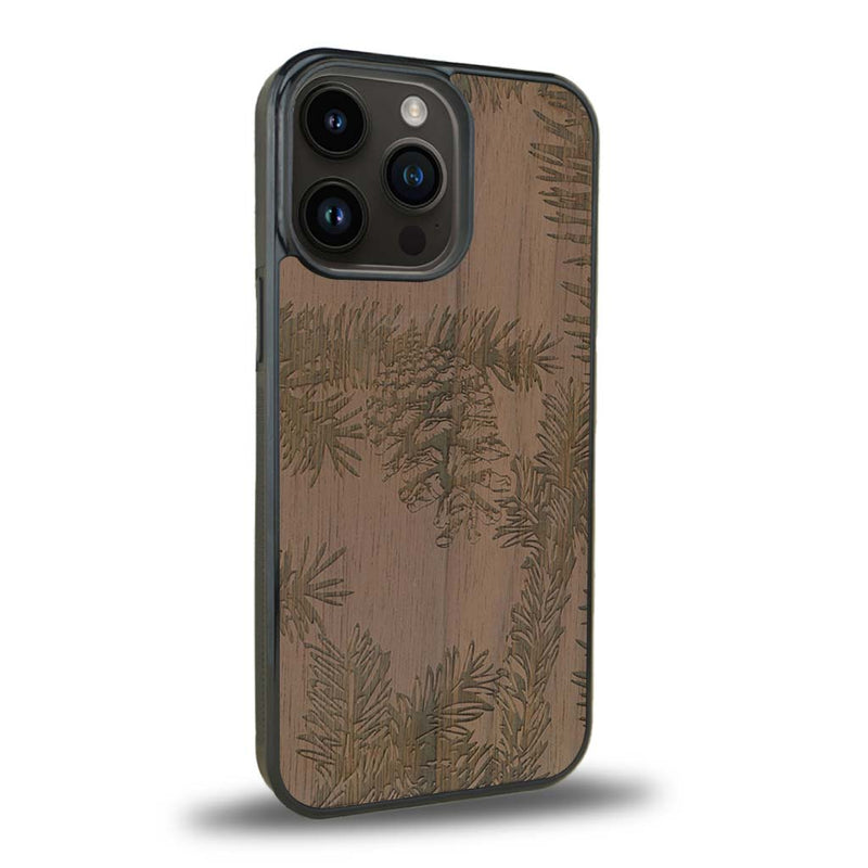 Coque iPhone 12 Pro - La Pomme de Pin - Coque en bois