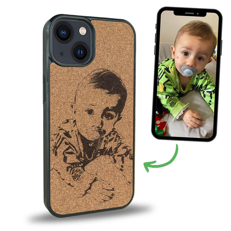 Coque iPhone 13 - La Personnalisable - Coque en bois