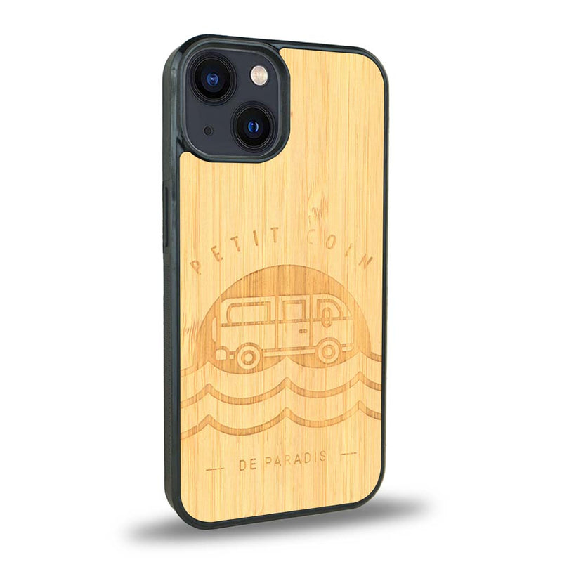 Coque iPhone 13 Mini - Le Petit Coin de Paradis - Coque en bois