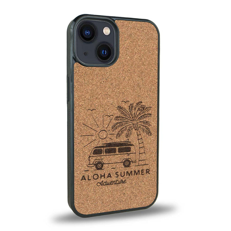 Coque iPhone 13 Mini + MagSafe® - Aloha Summer - Coque en bois