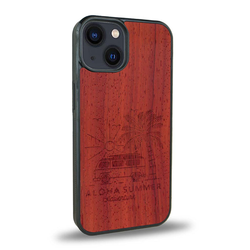 Coque iPhone 13 Mini + MagSafe® - Aloha Summer - Coque en bois