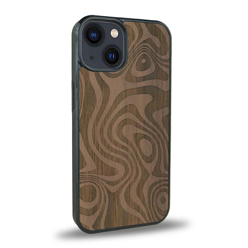 Coque iPhone 14 Plus + MagSafe® - L'Abstract - Coque en bois