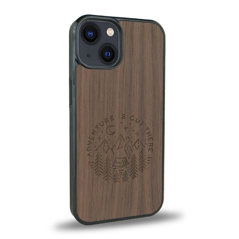 Coque iPhone 14 Plus + MagSafe® - Le Bivouac - Coque en bois