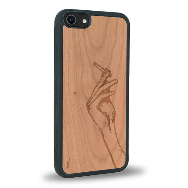 Coque iPhone 5 / 5s - La Garçonne - Coque en bois