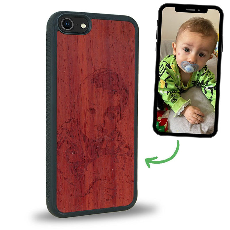 Coque iPhone 5 / 5s - La Personnalisable - Coque en bois